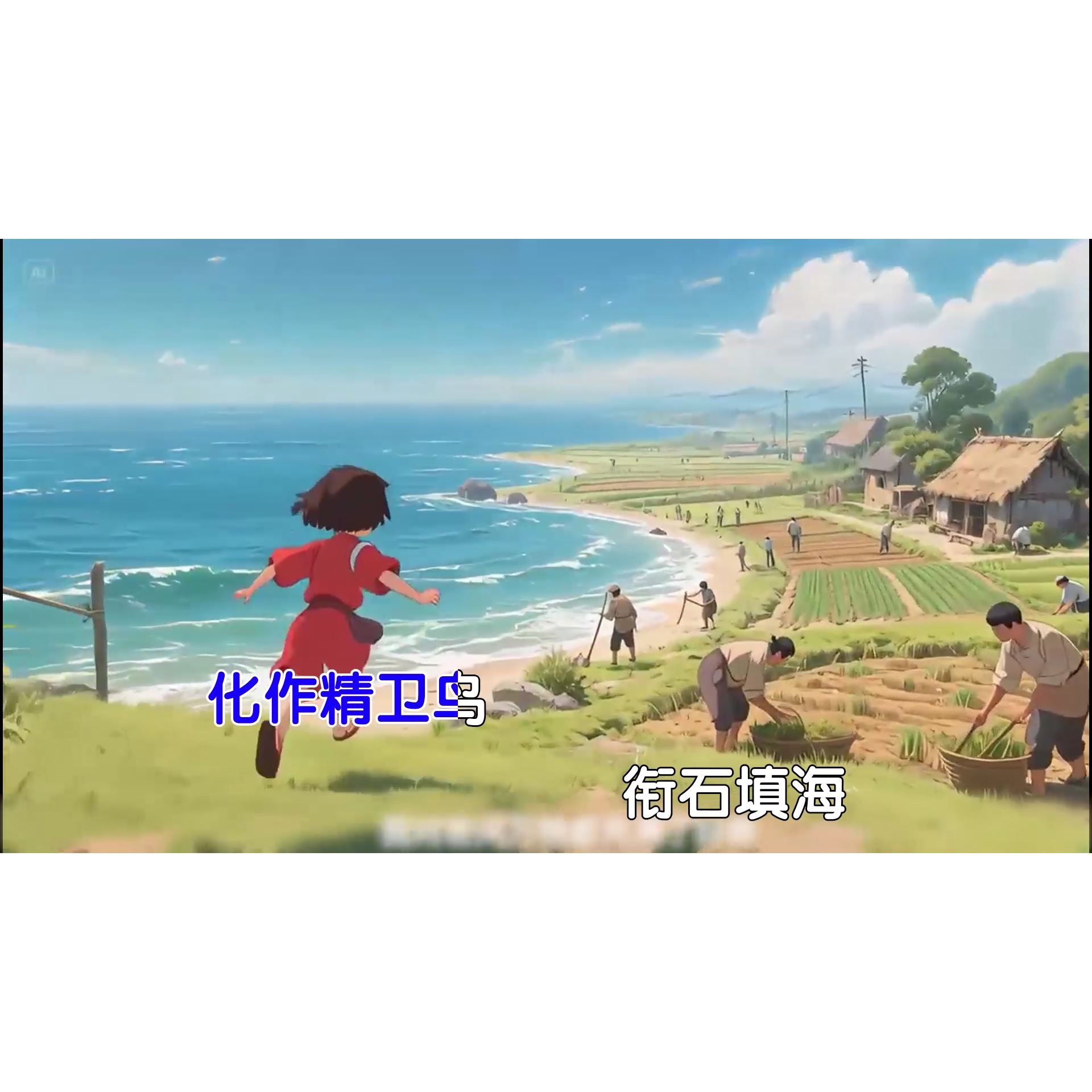 张芝娴、虹音少儿独唱班 精卫填海 MP4视频 原版伴奏KTV字幕