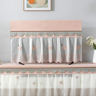 布艺寸液晶曲面电视 开机不取电视机罩蕾丝盖巾防尘罩套挂台式