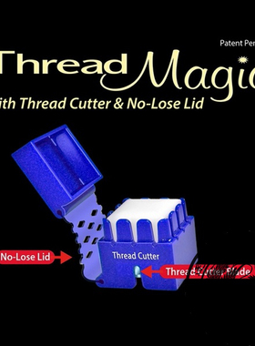 美国进口Thread Magic线蜡十字绣水溶性线蜡带割线刀器版软蜡