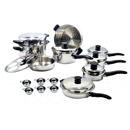 国产安利21件套皇后二十一钢锅
