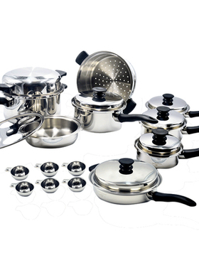 国产安利21件套皇后钢锅 安利皇后锅具二十一件套