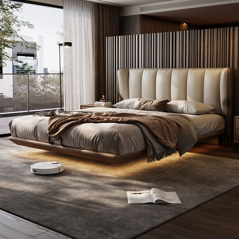 悬浮床带感应灯