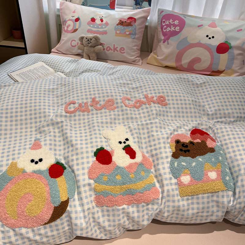 卡通100纯棉四件套全棉床品