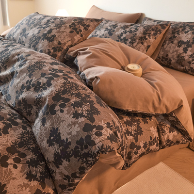 A类母婴级100全棉四件套加厚磨毛