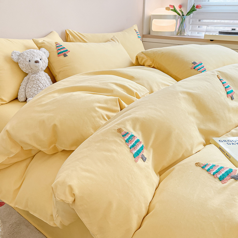 100全棉纯棉四件套ins风