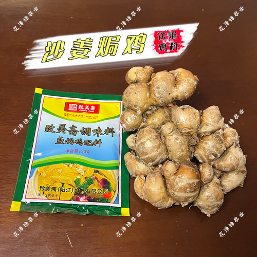 商用浓香型阳春双滘沙姜新鲜山奈广东农产品白切鸡椰子鸡万用蘸料