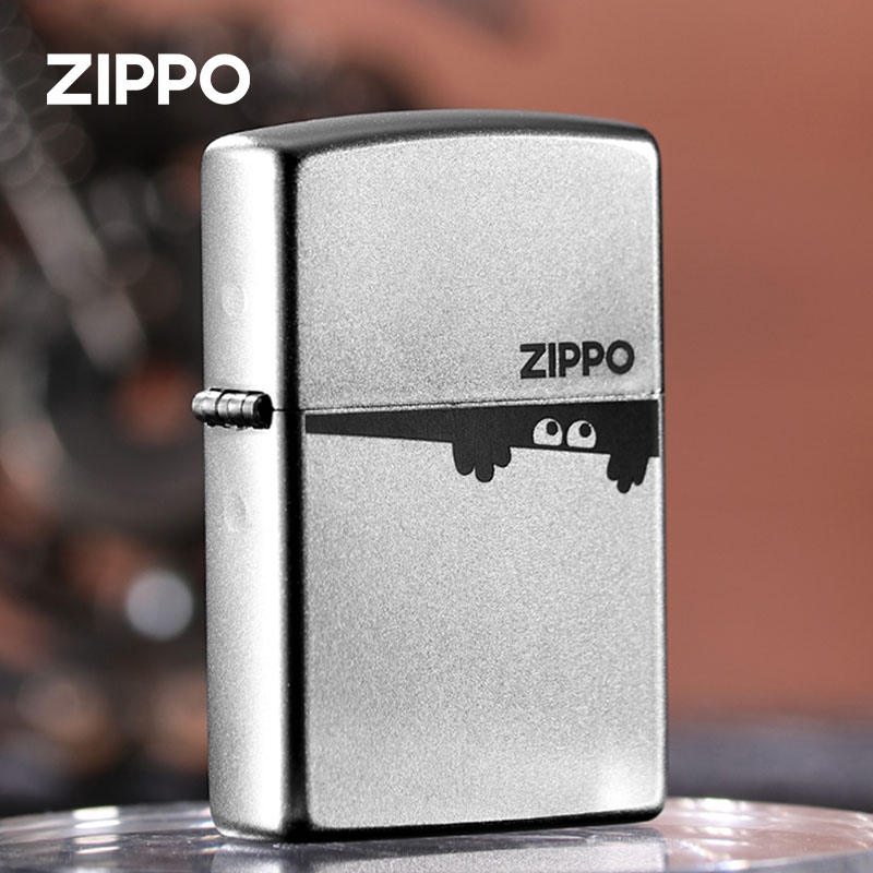 zippo打火机暗中观察官方正版芝宝防风煤油 雕刻情人节送男友礼物