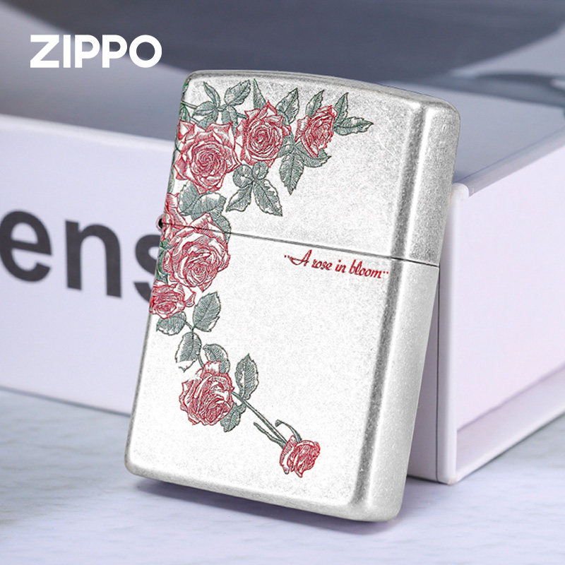 zippo打火机深情玫瑰官方芝宝防风煤油火机 仿古银彩印送男友礼物,ZIPPO/瑞士军刀/眼镜,ZIPPO/芝宝,淘宝优惠券,粉丝福利购,淘宝优惠卷