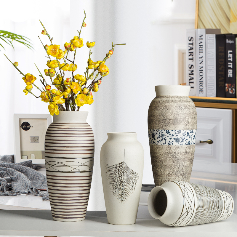 景德镇陶瓷鲜花水培桌面家居装饰