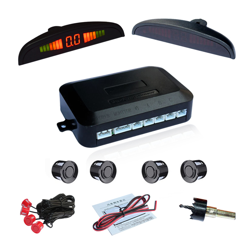 汽车高清倒车雷达主机探头 车载真人语音蜂鸣LED月牙显示器屏,汽车用品/电子/清洗/改装,倒车雷达,淘宝优惠券,粉丝福利购,淘宝优惠卷