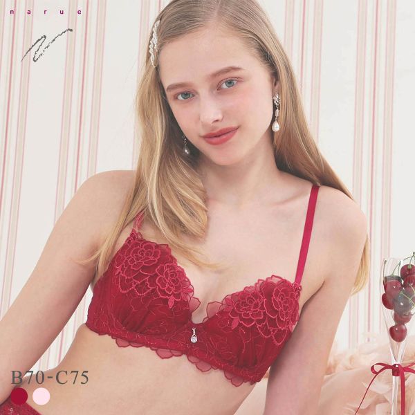 日本NARUE 聚拢收副乳防外扩 立体薄纱贴花