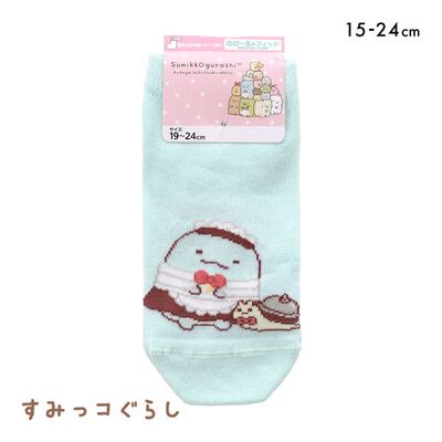 可爱日本角落生物儿童印花短袜