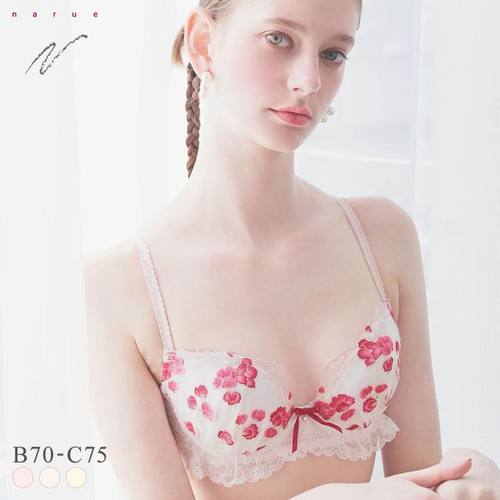 日本NARUE 集中聚拢上托 蕾丝荷叶边