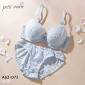 诗萝涵朵内衣套装 女小胸聚拢显大日系可爱蕾丝舒适软钢圈文胸内裤