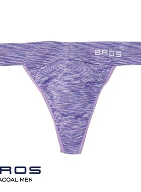 华歌尔BROS男士内裤轻薄柔软透气亲肤无痕性感印花低腰丁字T裤