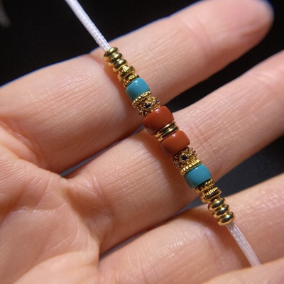 原矿南红松石万能轴套装