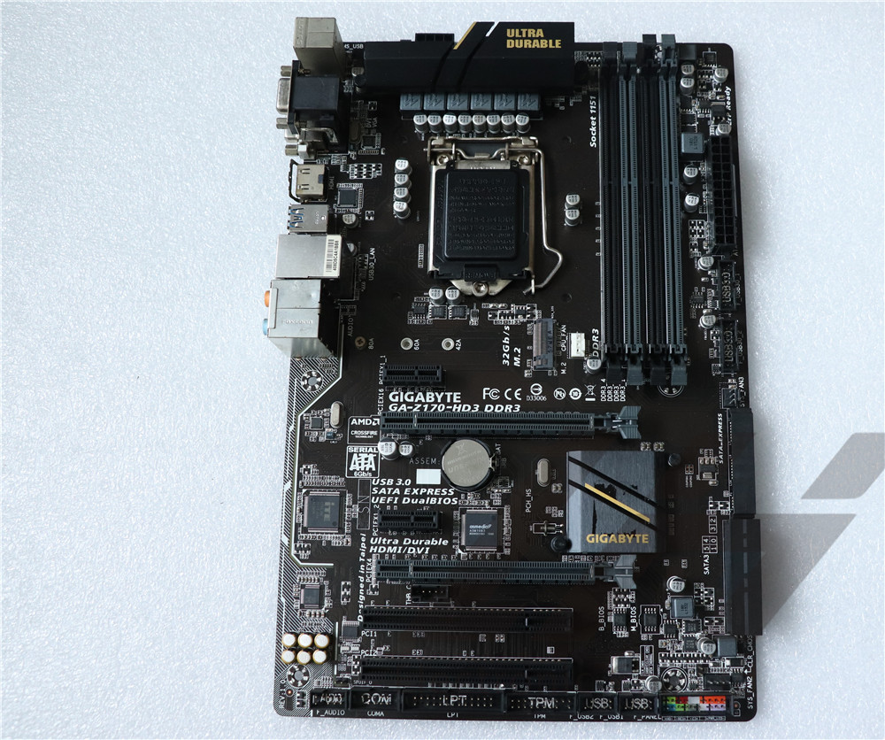 充新 gigabyte/技嘉 z170主板z170 hd3 ddr3 1151针 hdmi m.2口