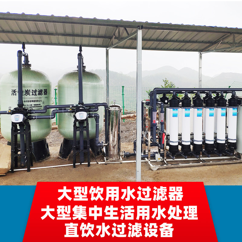 大型农村集中供水生活用水直饮饮用水过滤器水净化处理净水器设备