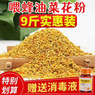 油菜花粉喂蜂养蜂蜜蜂颗粒