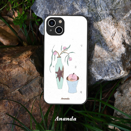 原创高级韩系小众手机壳iphone14promax新款苹果16液态玻璃全包保护套花瓶苹果平平安安12不撞壳11plus防摔15