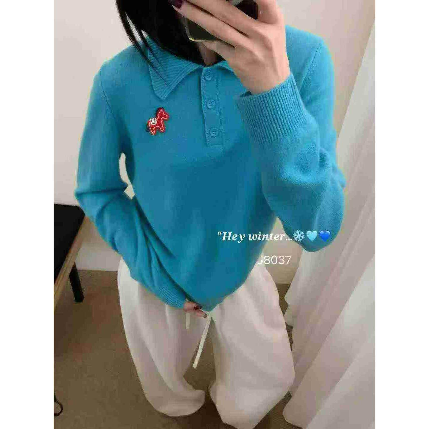 定制羊毛衫2025春季新款时尚百搭翻领长袖针织衫女宽松显瘦上衣,个性定制/设计服务/DIY,毛衣加工定制,淘宝优惠券,粉丝福利购,淘宝优惠卷