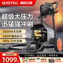 亿力洗车机神器6301高压水泵家用商用大功率刷车水枪抢便携式 强力