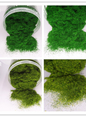 包邮人造仿真苔藓绿色草粉尼龙假青苔粉微景观DIY沙盘制作配件草