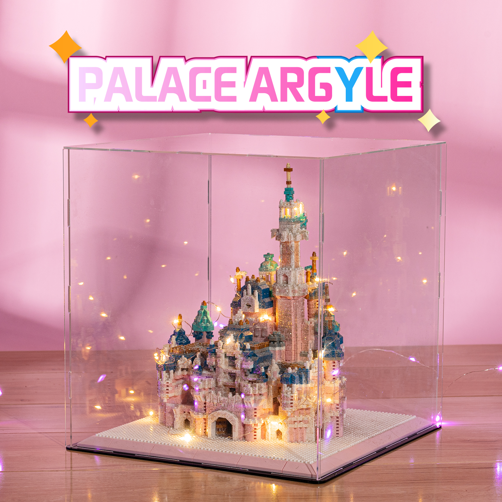 粉色公主城堡建筑高难度成年儿童拼装女孩系列生日礼物乐高积木