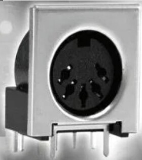 KCDX-5S-S2【圆形DIN连接器5P R/A PCB SHIELDED 5mm CIRC 】