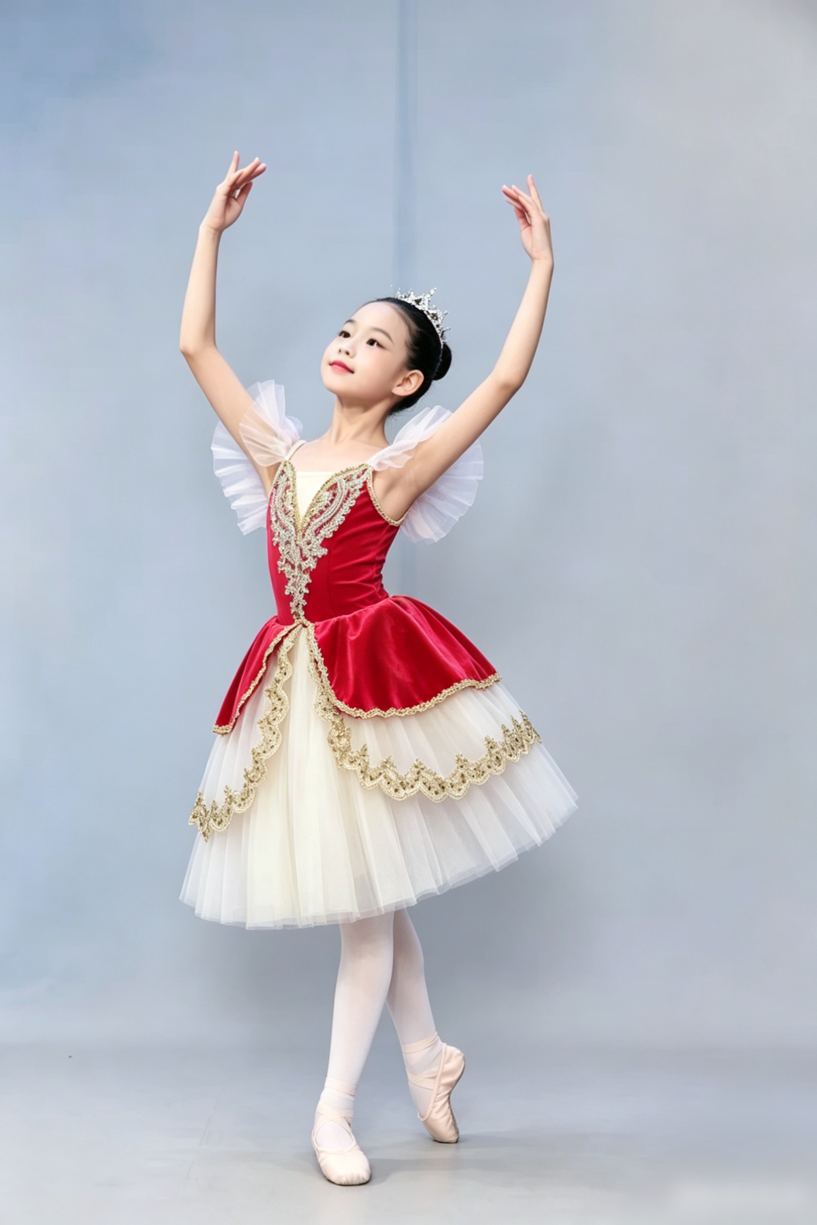 儿童芭蕾舞演出服群舞黎明女神芭蕾舞演出服长纱裙成人蓬蓬裙专业