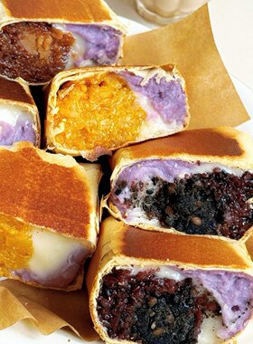 芋泥麻薯杂粮粽子卷饼