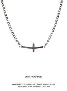 DosPuntos 爱的激流 十字架颈链短项链钛钢朋克嘻哈y2k辣妹choker