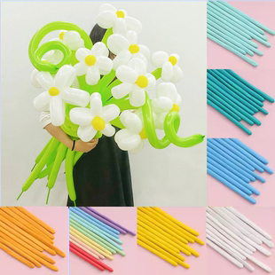 100支加厚小太子260魔术气球长条造型儿童卡通玩具气球单色装饰