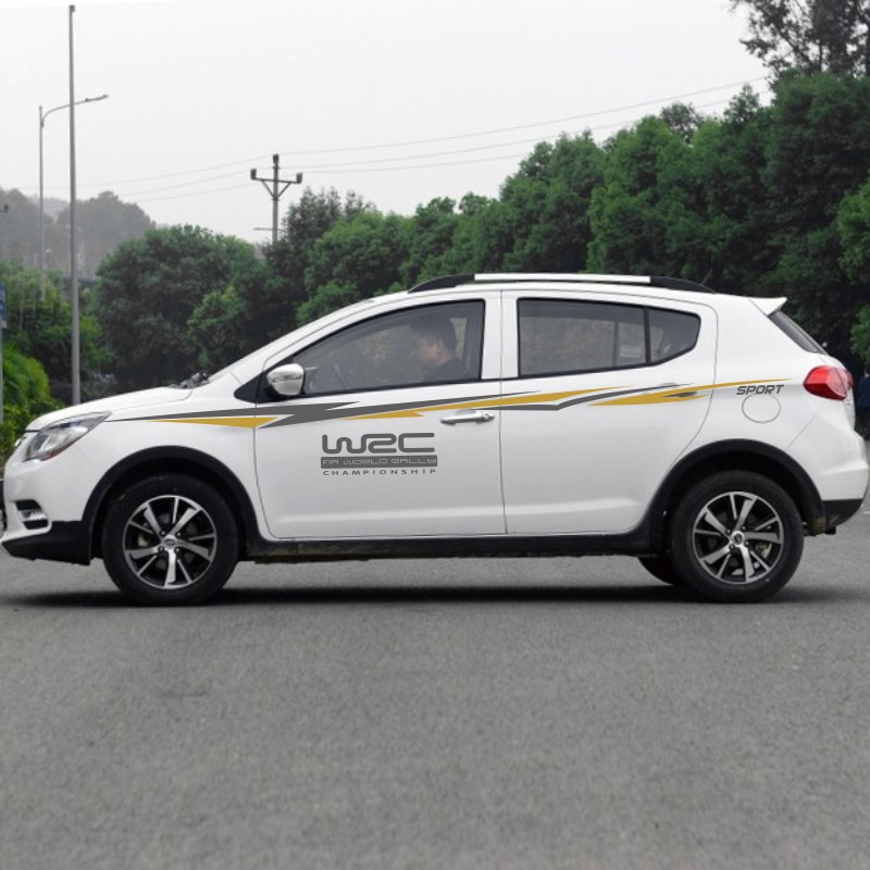 力帆X50 车贴 X60改装饰拉花 长城M4车身腰线贴纸 汽车彩条彩贴花