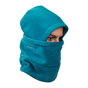 山拓冬季防风帽子保暖头套面罩抓绒户外帽男女款护脖帽 滑雪