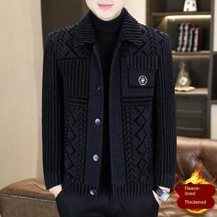 德诺男装服饰店2026秋冬新款呢子夹克男士时尚休闲毛呢外套大衣潮