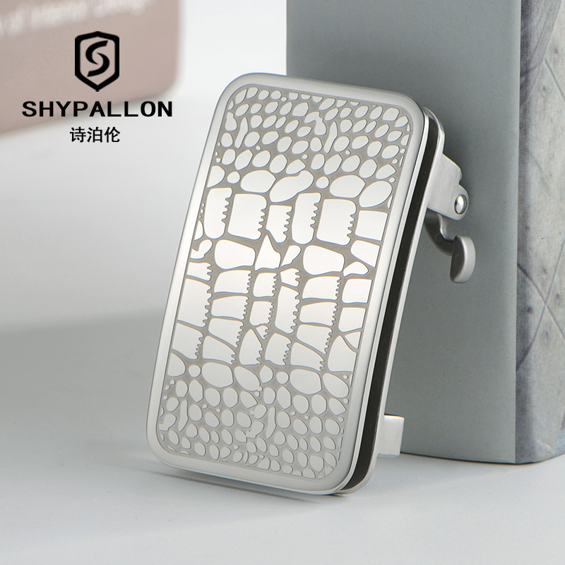 诗泊伦内穿自动扣皮带头男高档316不锈钢裤腰带头卡扣配件不褪色