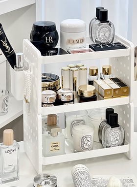 桌面收纳盒置物架洞洞板多功能宿舍好物桌面化妆品寝室柜储物架子