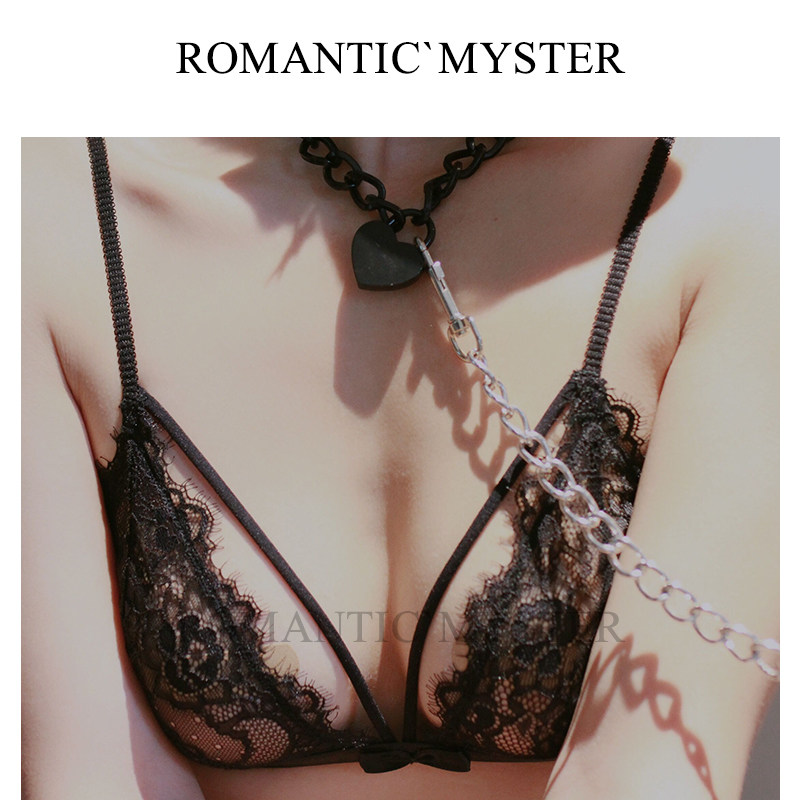 choker爱心情趣风项圈女仆锁骨链