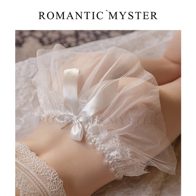 舔一口蛋糕吗蝴蝶结网纱三角裤