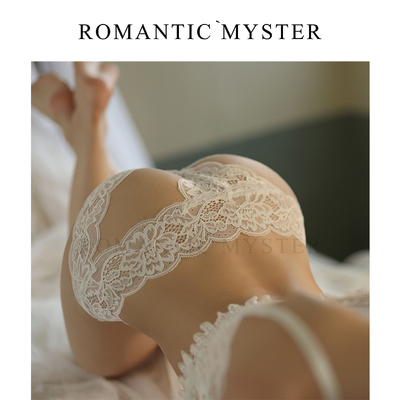 提臀性感蕾丝丁字裤纯棉裆