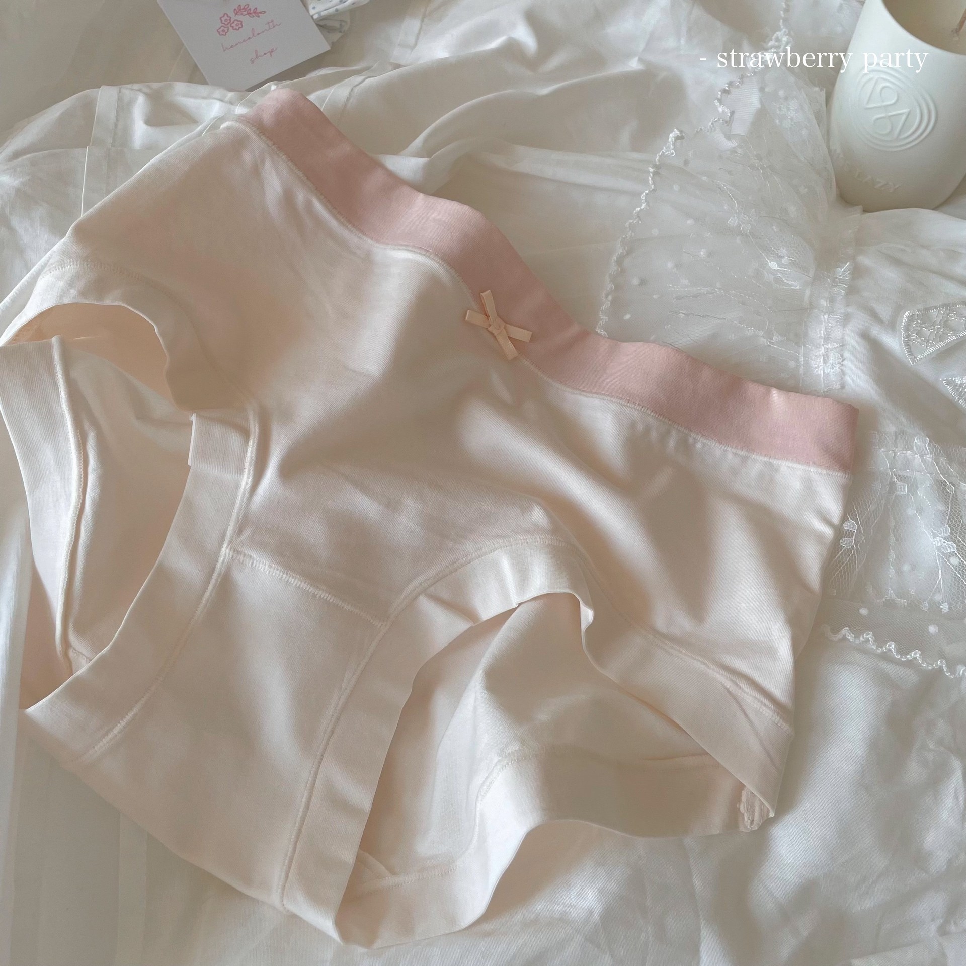 树莓奶冻柔软少女/撞色简约A类婴儿棉内裤女生纯棉裆抗菌女三角裤