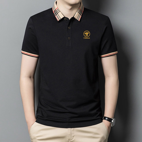 派币衣服Pi币短袖男士polo衫男装