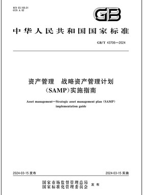 GB/T 43706-2024 资产管理 战略资产管理计划（SAMP）实施指南