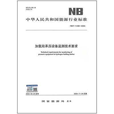 NB/T 11498-2024 加氢站承压设备监测技术要求