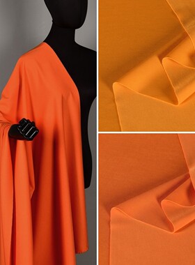 加捻罗马布面料礼服裙子弹力布料