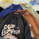 已注册版权-T87-polo领短袖t恤男夏季新款潮流印花上衣美式限58，男装T恤，星座1014