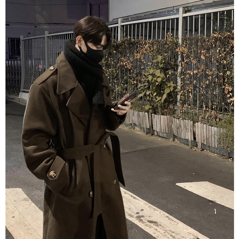 1014-FY608-P138-高品质得物直播秋冬款中长款毛呢大衣外套男，男装毛呢大衣，星座1014