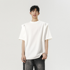 现货1014-TT966-特P48~2025夏季设计感短袖T恤男