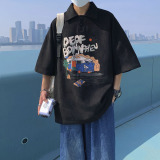 已注册版权1014~T87麂皮短袖polo衫男夏季美式p48-限58，男装T恤，星座1014